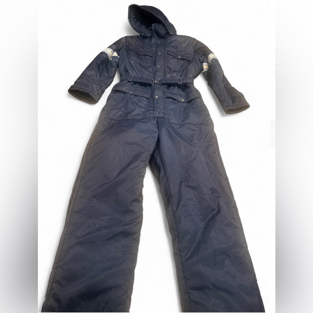 Blue Durable Jumpsuit with Reinforced Stitching
